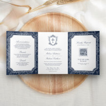 Hochzeit viktorianischer katholischer QR-Code der 