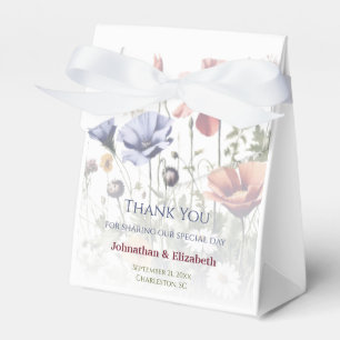 Hochzeit von Aquarellfarben Geschenkschachtel