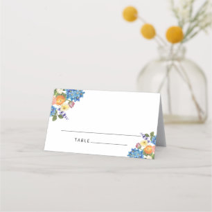 Hochzeit von Aquarellfarben Platzkarte