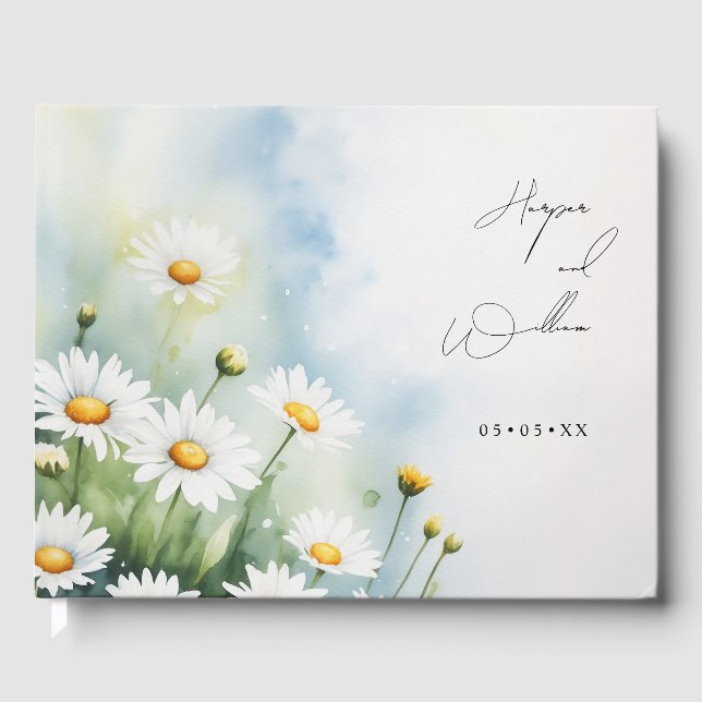 Hochzeit von Aquarelltulips Gästebuch (Vorderseite)