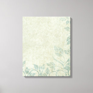 Hochzeit von Blauem Vintagem Blumenstrauß Leinwanddruck