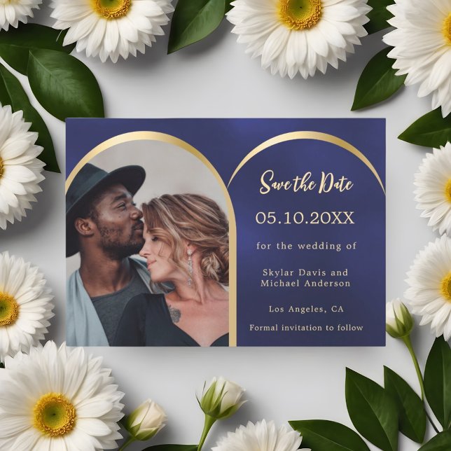 Hochzeit von Blaugold-Foto Save The Date (Von Creator hochgeladen)