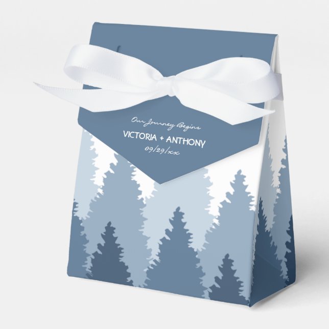 Hochzeit von Blauwald Geschenkschachtel (Vorderseite)