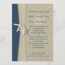 Hochzeit von Blue Burlap und Starfish Beach