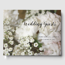 Hochzeit von Blumen Foto Gipskraut Hochzeit Gästebuch