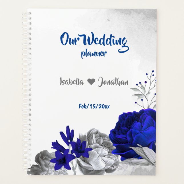 Hochzeit von Blumen Planer (Vorderseite)