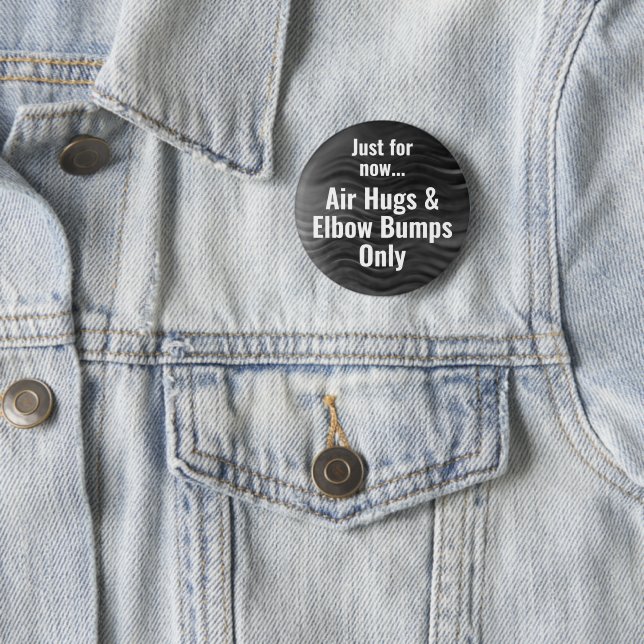 Hochzeit von Elbubumps in sozialen Distanzen Button (Beispiel)