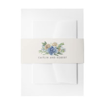 Hochzeit von Elfenbein und Dusty Blue Floral Weddi