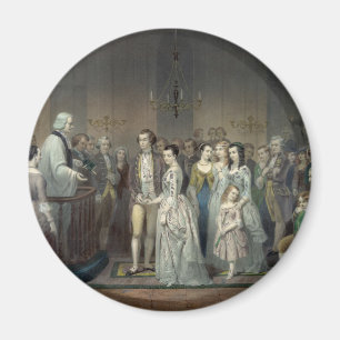 Hochzeit von George Washington Magnet