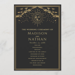 Hochzeit von Gold Sun and Moon Tarot Programm