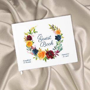 Hochzeit von hellen Wasserfarben Gästebuch