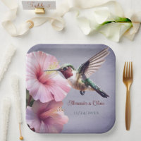 Hochzeit von Hummingvogel und Hibiskus | Lila