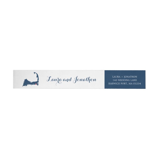 Hochzeit von Kap-Kabeljau in Navy und White Harwic (Person)