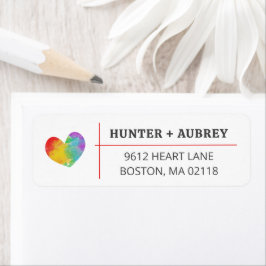 Hochzeit von Lesben mit Wasserfarbe