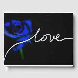 Hochzeit von Liebe Blue und Navy Gästebuch