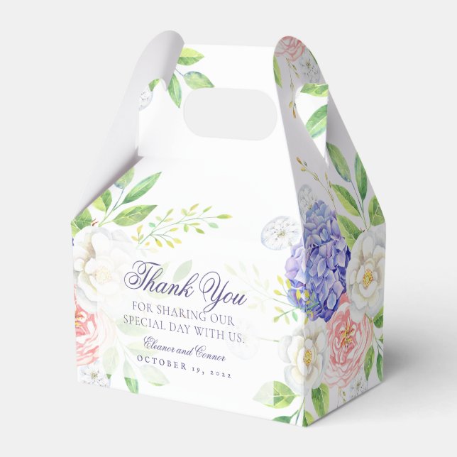 Hochzeit von Lilac und Peony Geschenkschachtel (Vorderseite)
