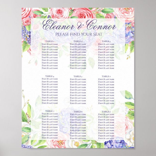 Hochzeit von Lilac und Peony Poster (Vorne)
