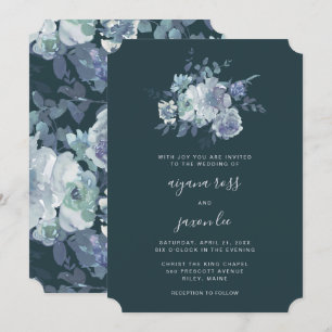 Hochzeit von Lush and Moody Peony Bouquet Einladung