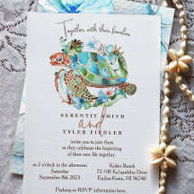 Hochzeit von Meeresschildkröten, tropisch-blauem K
