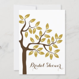 Hochzeit von modernen Brautpartys mit Goldfolie Einladung