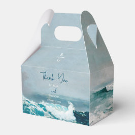 Hochzeit von Monogram, Wasserfarbe Geschenkschachtel