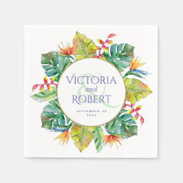 Hochzeit von Napkins | Tropenfarben Serviette