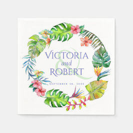 Hochzeit von Napkins | Tropenfarben Serviette