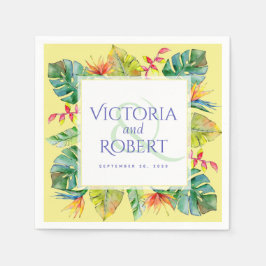 Hochzeit von Napkins | Tropenfarben Serviette