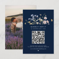 Hochzeit von Navy Spring Wildblume Meadow Garden
