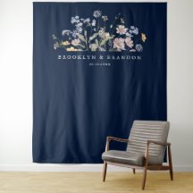 Hochzeit von Navy Spring Wildblume Meadow Garden