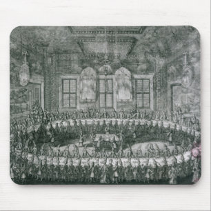 Hochzeit von Peter I und Catherine im Winter Mousepad