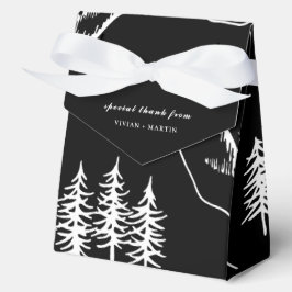 Hochzeit von Pinienbäumen im Freien Geschenkschachtel