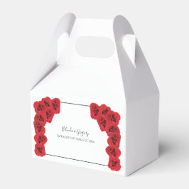 Hochzeit von rote Rosen Geschenkschachtel