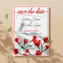 Hochzeit von Roter Flora Save The Date
