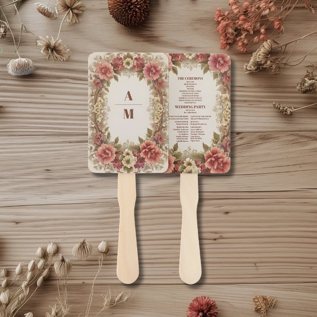 Hochzeit von Royal Viktorianisch Floral Ornaments Fächer (Von Creator hochgeladen)