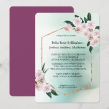 Hochzeit von sanft rosa Rosenblüten