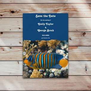 Hochzeit von Seefischöfen Nautical Coastal Beach Save The Date