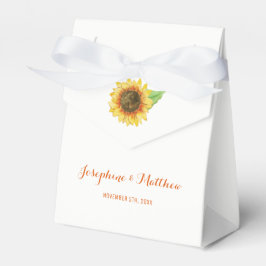 Hochzeit von Sonnenblumen Geschenkschachtel