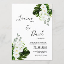 Hochzeit von tropischen Orchideen