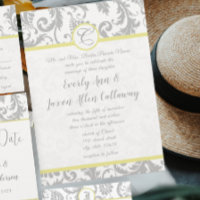 Hochzeit von Ultimate Gray Illuminating Yellow Dam