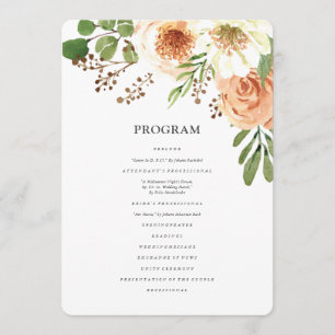 Hochzeit von Wasserfarben Programm