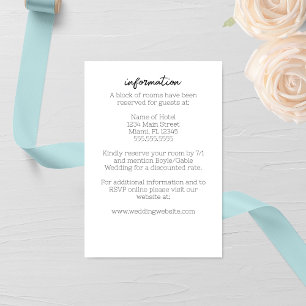 Hochzeit von Wasserfarben-Seepferd Begleitkarte