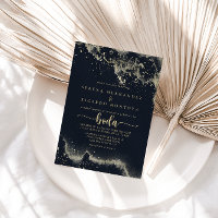 Hochzeit von Watercolor Gold Splash