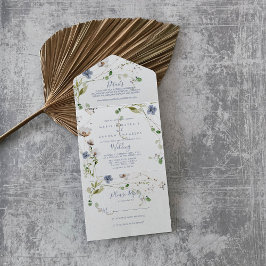 Hochzeit von Wildwäldern All In One Einladung