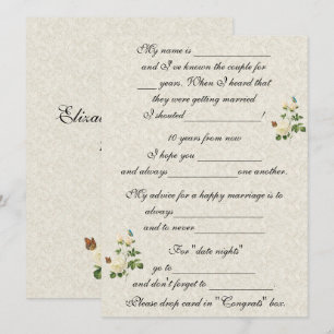 Hochzeit, Weiße Rosen, Eheberatung Einladung