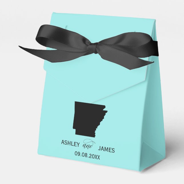 Hochzeit Willkommen in Arkansas Gefallen Box, Staa Geschenkschachtel (Vorderseite)