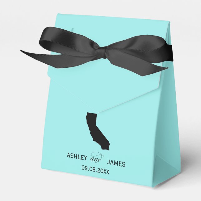 Hochzeit Willkommen in California Gefallen Box, St Geschenkschachtel (Vorderseite)