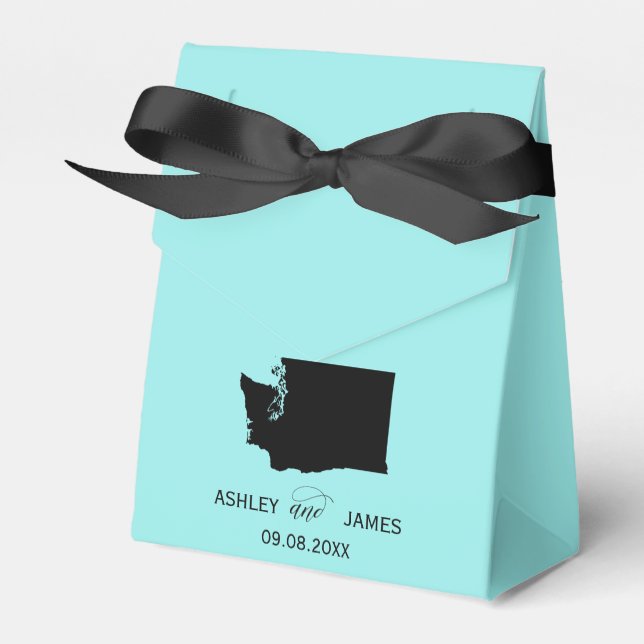 Hochzeit Willkommen in Washington Gefälligkeitsbox Geschenkschachtel (Vorderseite)