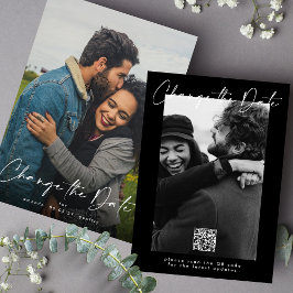 Hochzeitaufschub Ändern des Datums QR-CODE Save The Date