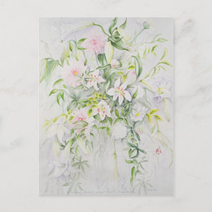 Hochzeitblumen für Louisa und Robert Postkarte